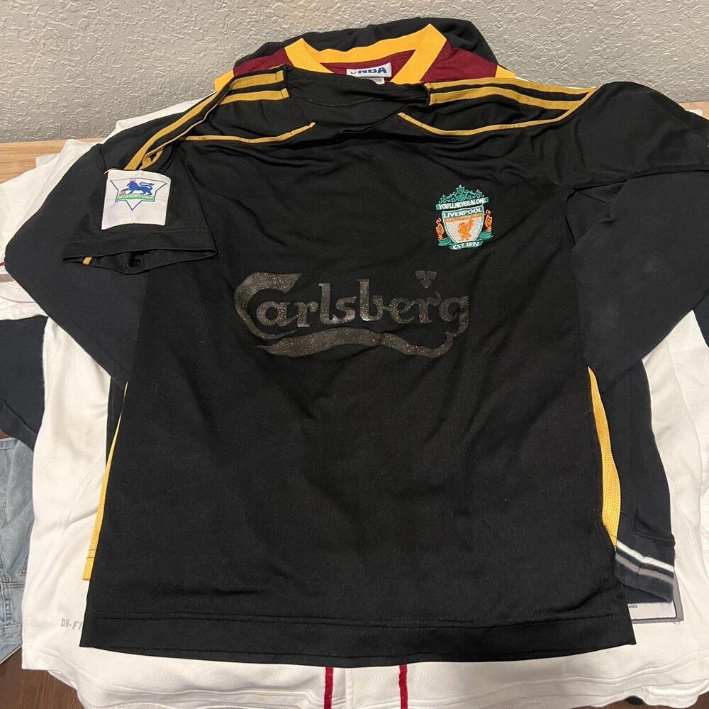 Vintage 90’s Liverpool Football Club K. Alkhatib Jersey Size Medium